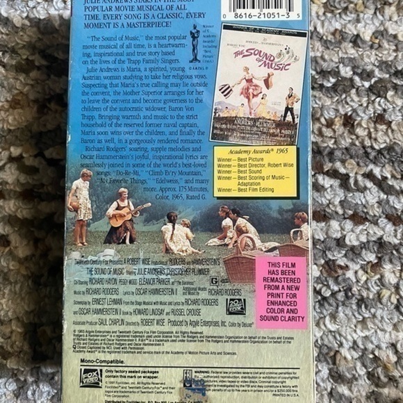 The Sound of Music Vhs 2 Tape Box Set - Collector’s Item - Picture 3 of 5